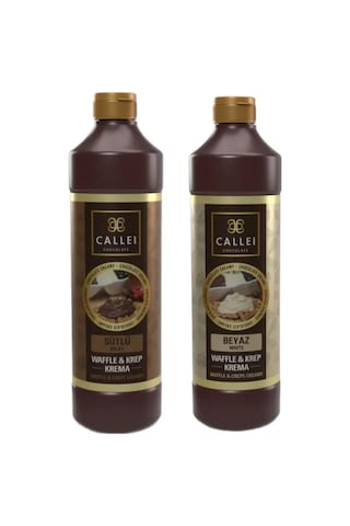 Callei 2'li Waffle Sos Avantaj Paketi Sütlü Çikolata Beyaz Çikolata Callei 2'li Waffle Sos Avantaj Paketi Sütlü Çikolata Beyaz Çikolata