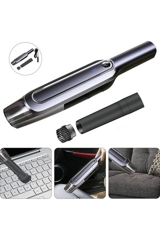 Reedark Taşınabilir Araç Vakumu - 15000pa Güçlü Emiş, 200w Motor, Düşük Sesli, Abs Malzeme