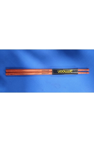 Ammoon 1 Çift 7a Ahşap Davul Çubukları Davul Çubukları Maun Ahşap Davul Seti Aksesuarları