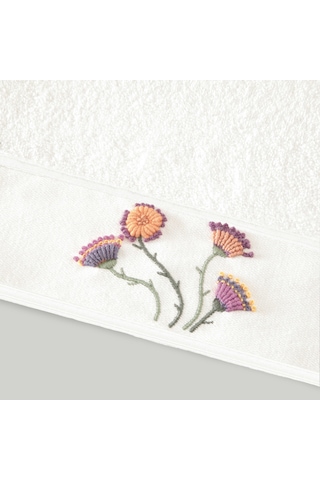 Linens Melia Pamuk 50x85 Cm Yüz Havlusu Beyaz Beyaz