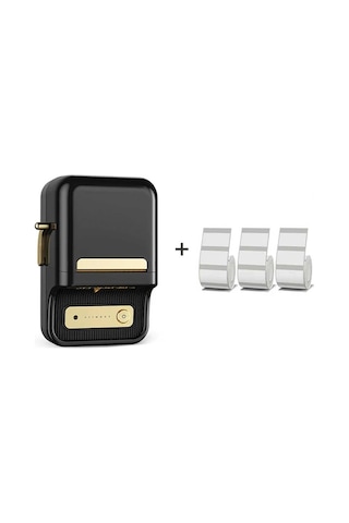 Niimbot B21s Bluetooth Taşınabilir Termal Etiket Yazıcı-siyah