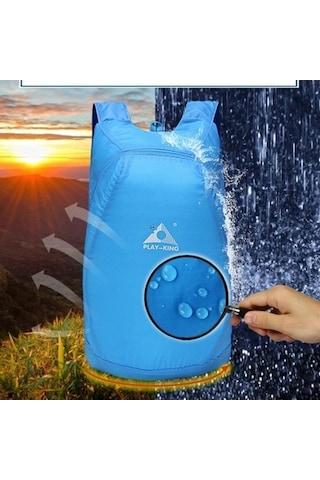 Zcjb 1328 20l Taşınabilir Katlanabilir Ultra Hafif Sırt Çantası, Maksimum Yük: 15 Kg Siyah Siyah