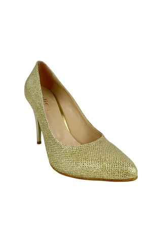 Matzeliger Mzg1176 Altın Kadın İnce Topuklu Stiletto