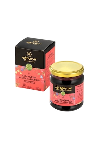 Eğriçayır Kara Mürver Acelora Ve Propolis Karışımı 225 G