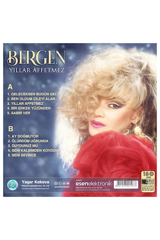 Bergen-Yıllar Affetmez LP Plak