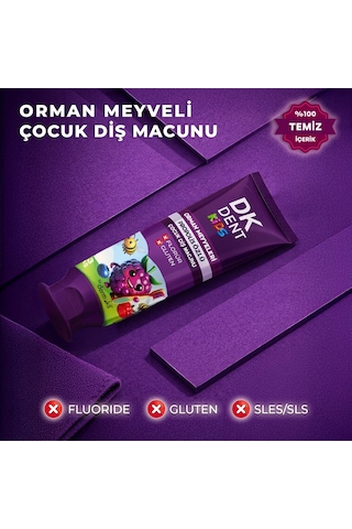 Dermokil DK Dent Orman Meyveleri ve Propolis Özlü Çocuk Diş Macunu 50 ML