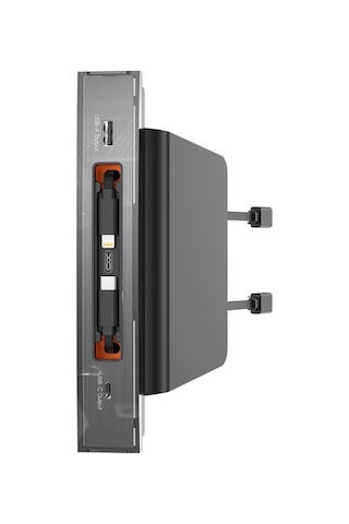 Tesla Model Y / 3 Uyumlu 62w Lightning Ve Type-c Kablolu Usb Çoklayıcı Şarj İstasyonu