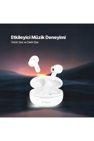 Ttec AirBeat 2KM160 Clap Gerçek Kablosuz TWS Bluetooth Kulaklık