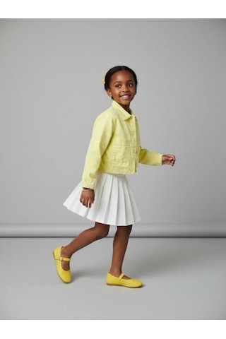 Zekids Kız Çocuk Tasarım Ceket-17164 Yeşil