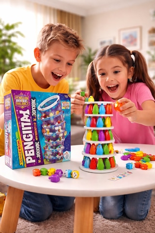 Penguen Balance Kutu Oyunu Eğlenceli Ve Renkli
