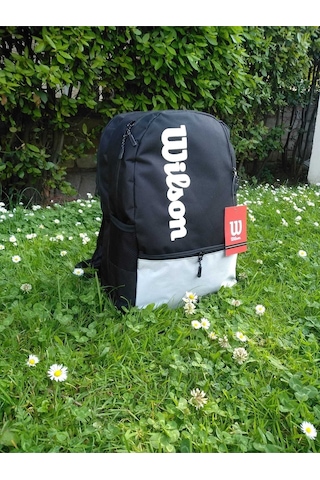 Shopiolog Wilson Gri Sırt Çantası Unisex Çift Gözlü Çanta Gri