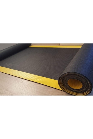 3 Mm 20 Kv Siyah Ikaz Şeritli Yalıtkan Izole Halı 100X50