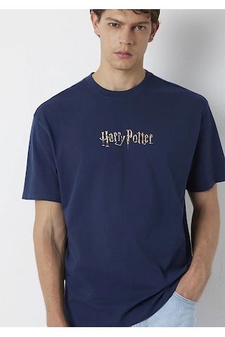 Mavi M0613450-70497 Mavi Harry Potter Baskılı T-shirt Erkek Tişort Lacivert