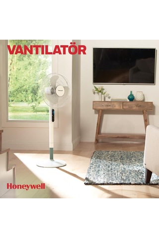 Honeywell Advanced Quietset Hsf600 Ayaklı Vantilatör, 5 Hız Ayarı, Zamanlayıcı Fonksiyonu, 70 Derece Salınım, Yü
