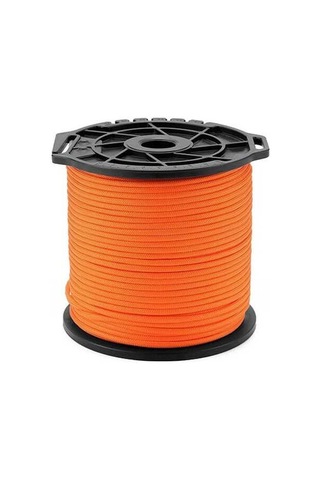 Pazly Teknik Dayanıklı 9 İplikli 4mm Dış Mekan İpi - 100m Çok Renkli, Kurutma, Bağlama, Çadır İpi Çok Renkli