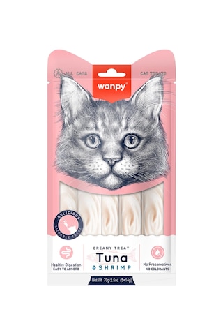 Ton Balığı&karides 5x14 Gr Likit Kedi Ödülü