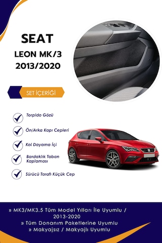 Seat Leon 5f/mk3-mk3.5 Konfor Seti 2013-2020 Siyah