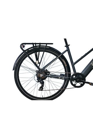 Torc T 4 W 7-v Hd Elektrikli Bayan Şehir Bisikleti - 46 Cm Füme-gri