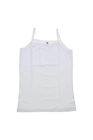 Gümüş Kadın Likralı Ip Askılı Düz Biyeli Atlet 4047 - 3 Adet