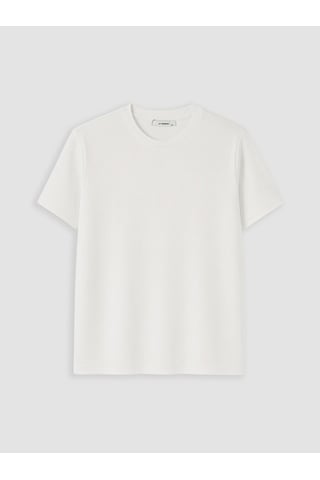 Lcwaıkıkı Curve Beyaz Büyük Beden Soft Touch Kadın Tişört