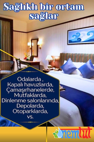 Nemtut Otel ve Konaklama Yerlerine Özel Kötü Koku Nem Rutubet Tutucu