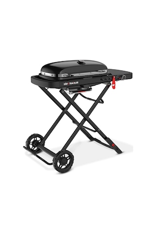Weber Traveler Stealth Edition Taşınabilir Gazlı Izgara Siyah