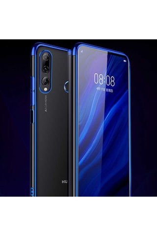 Huawei Y9 Prime 2019 Kılıf Zore Dört Köşeli Lazer Silikon Kılıf