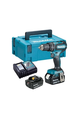 Makita DHP485RTJ 18V 5 Ah Li-ion Çift Akülü Darbeli Matkap Vidalama