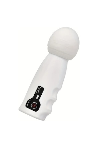 Elmpaly Beyaz Taşınabilir Mini Elektrikli Masaj Aleti, Usb Şarjlı, 4 Hız Ayarlı Beyaz