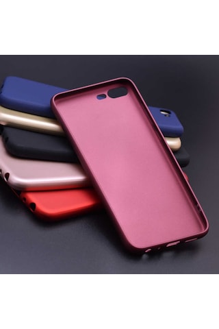 Huawei Honor 10 Kılıf Zore Premier Silikon Kapak Rose Gold
