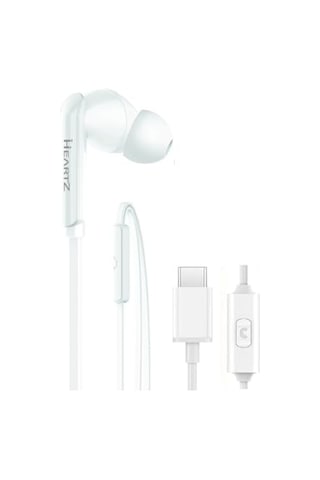 Kalın Silikon Kablolu Type C Kulaklık Tüm Typec Çıkışlı Cihazlara Uyumlu Tak Çalıştır Tak Kullan Bluetooth Gerekmez Mükemel Ses Bass Tiz Mikrofon Aaa Kalite Tc21 Beyaz