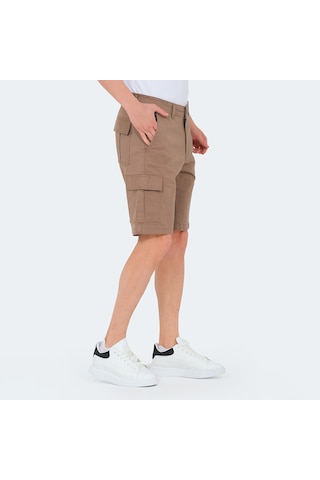 Slazenger EARNINGS Erkek Cepli Kargo Toprak Şort