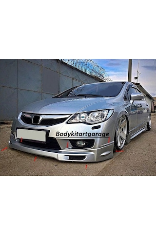 Honda Civic Fd6 2010-2012 Full Bodykit-fiberglass-boyasız