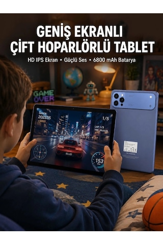 10.1 İnç Tablet 6800 Mah Batarya Çift Hoparlörlü Yeni Nesil
