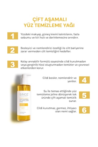 Sinoz Yüz Temizleme Yağı 400 ML
