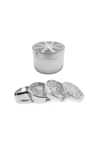 Gri 63 MM 4 Katlı Grinder Herbal Öğütücüsü Parçalayıcı  Rb83slv