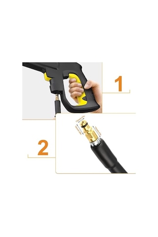 Yüksek Basınçlı Yıkama Hortumu 10 Metre Uzunluk Karcher K2 K3 K4 K5 K6 K7 Uyumlu