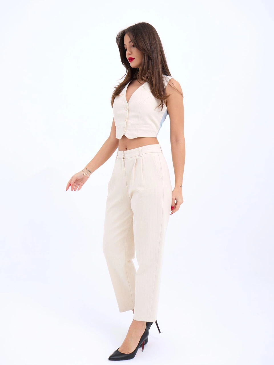 İkales 6917 Pantolon-bej