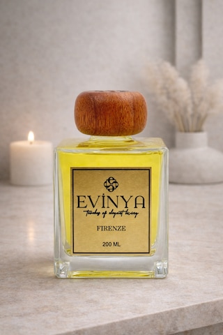Firenze Bambu Çubuklu Oda Kokusu 200 Ml Zarif & Premium Reed Diffuser Portakal Çiçeği