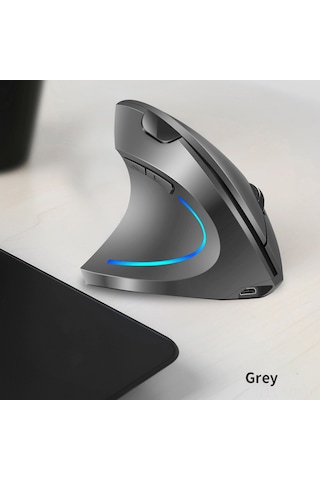 Mufunye "dikey Tasarımlı Kablosuz Fare - 3 Dpı Seviyeli, Ergonomik, Şarj Edilebilir" Diğer