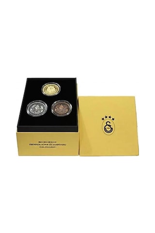 Agakulche Galatasaray 24. Şampiyonluk Gümüş Sikke Coin Para Seti