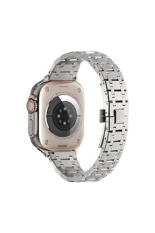 Watch 7 41mm Uyumlu Krd-83 Metal Zore Kordon-siyah