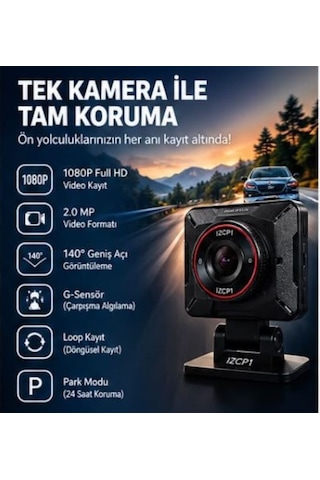 Izcp1 Araç İçi Kamera + Park Modu