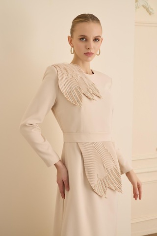 Senna Lırıo Dress Bej BEJ