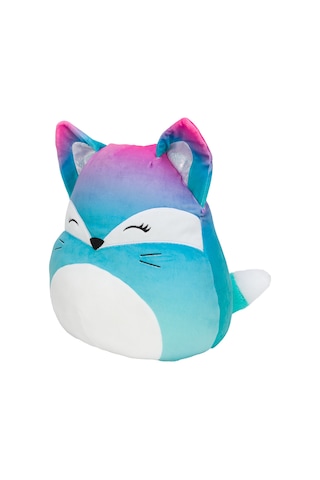 Squishmallow Pembe Mavi Tilki Vickie 20 cm