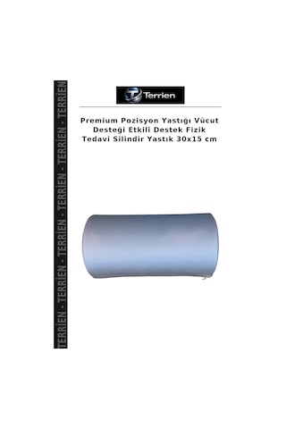 Premium Pozisyon Yastığı Vücut Desteği Etkili Destek Fizik Silindir Yastık 30x15 Cm