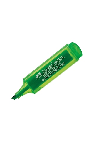 Faber-Castell Şeffaf Gövde Fosforlu Kalem Yeşil 154663 Yeşil