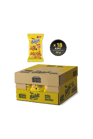 Eti Balık Kraker Mini Mısırlı 18 x 40 G