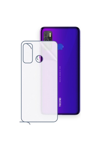Schitec Tecno Camon 15 Uyumlu Arka Yüzey Hidrojel Koruyucu Film