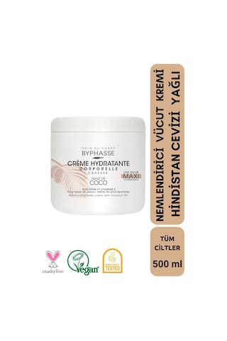 Nemlendirici Vücut Kremi Hindistan Cevizi Yağlı 500ml